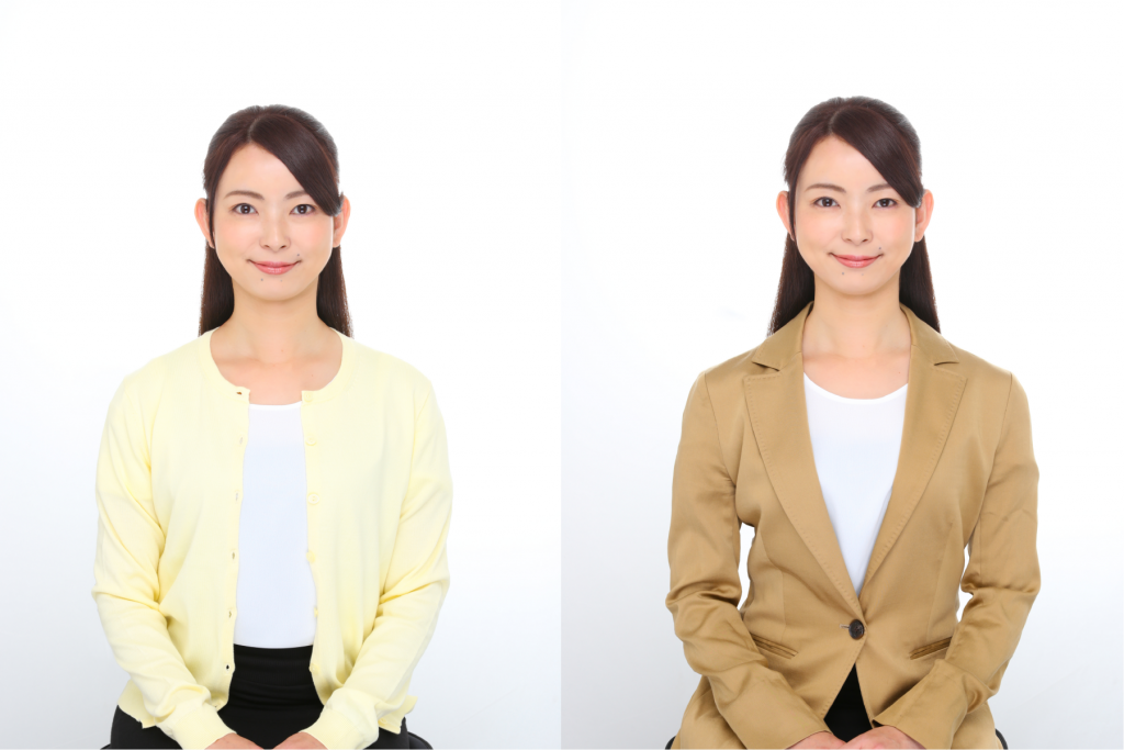 パート用の証明写真